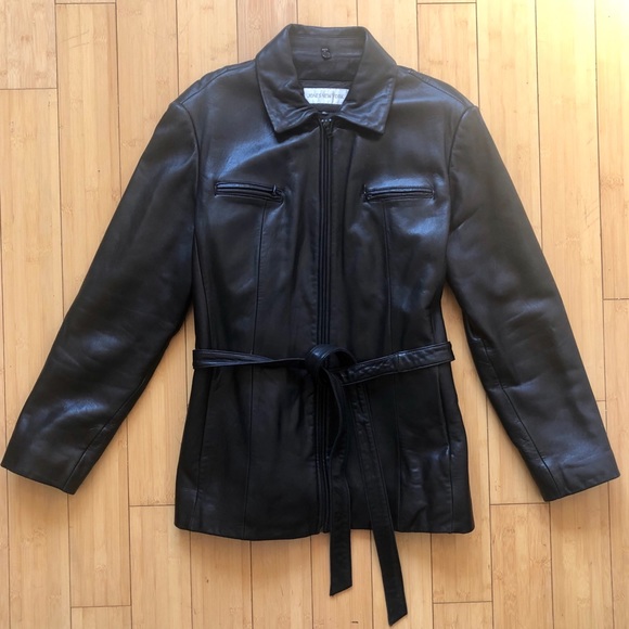 Jones New York Leather Jacket - Picture 2 of 7